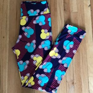 OS Mickey Mouse LuLaRoe Disney leggings